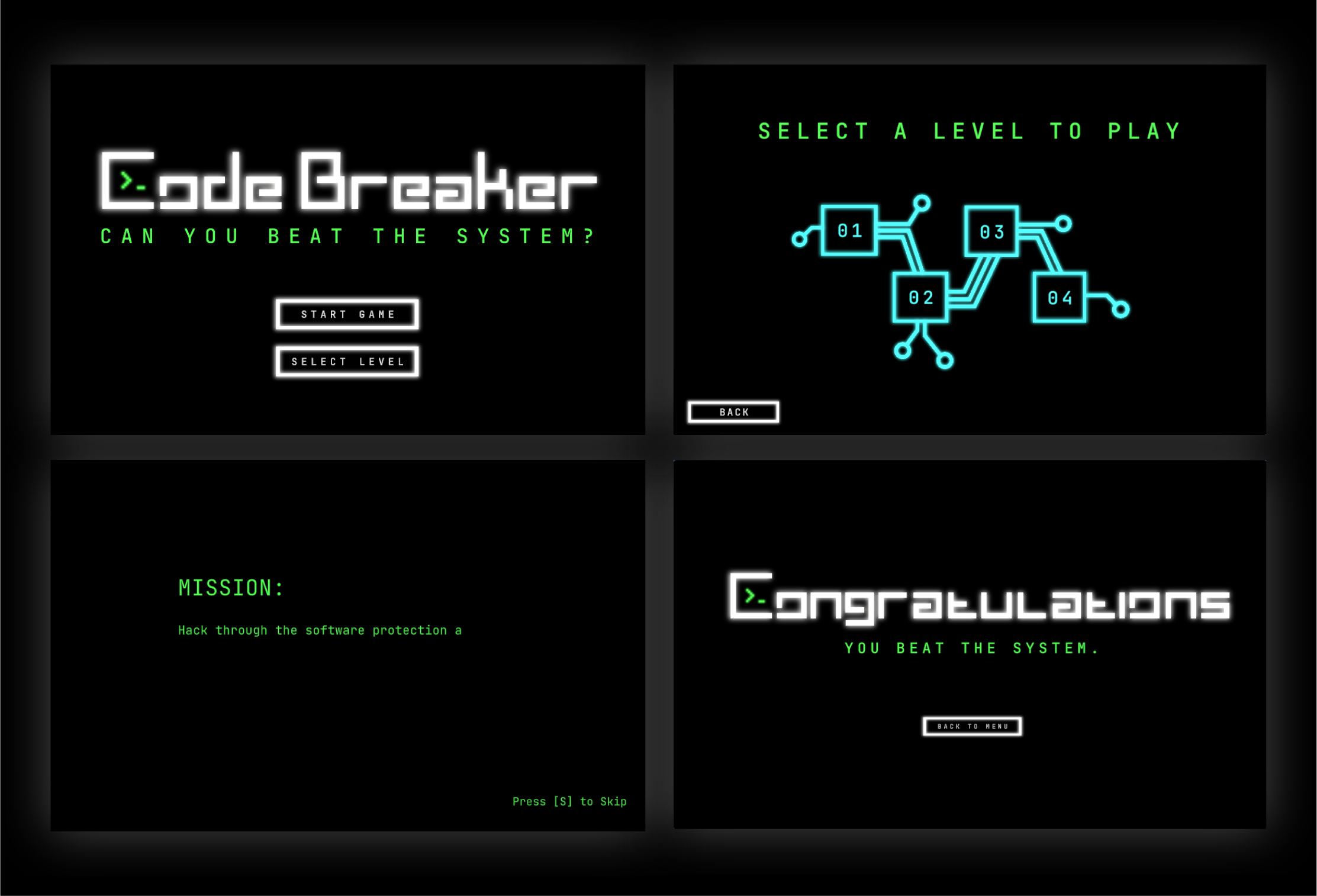 Designs Game UI