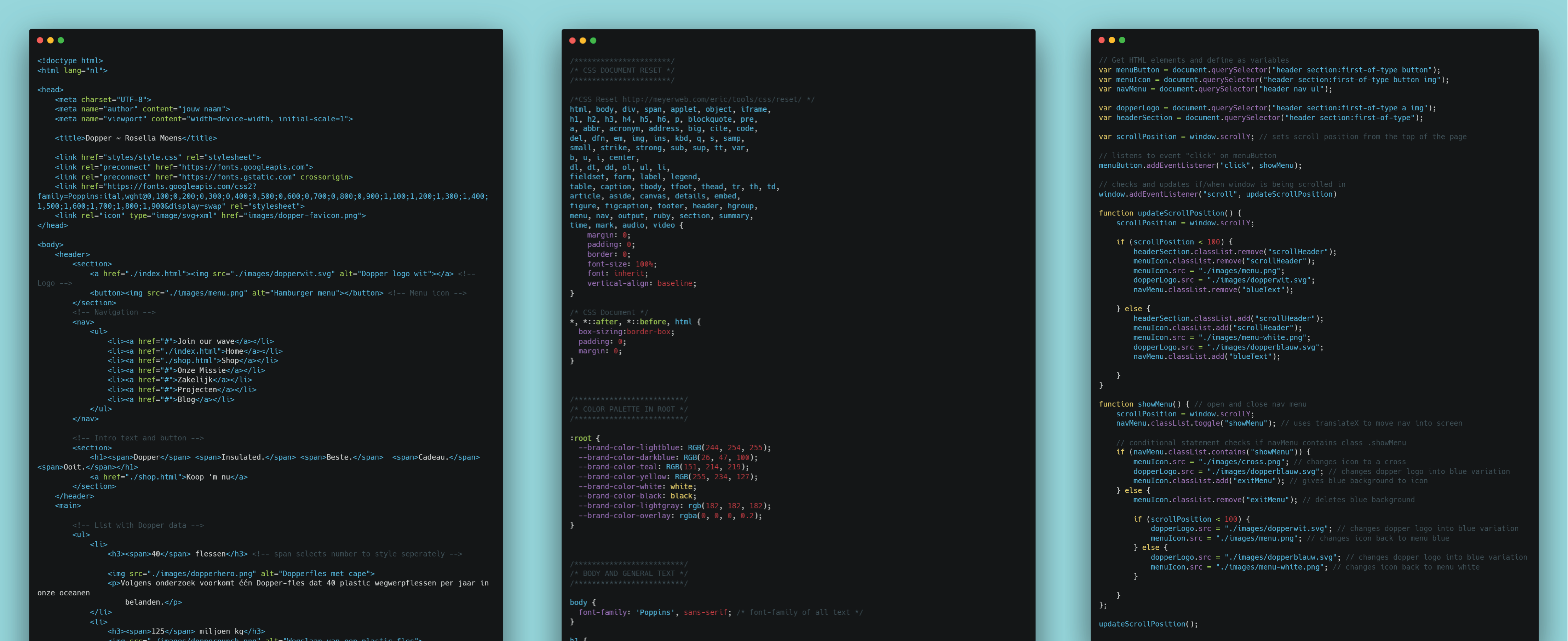 Code HTML/CSS/JS