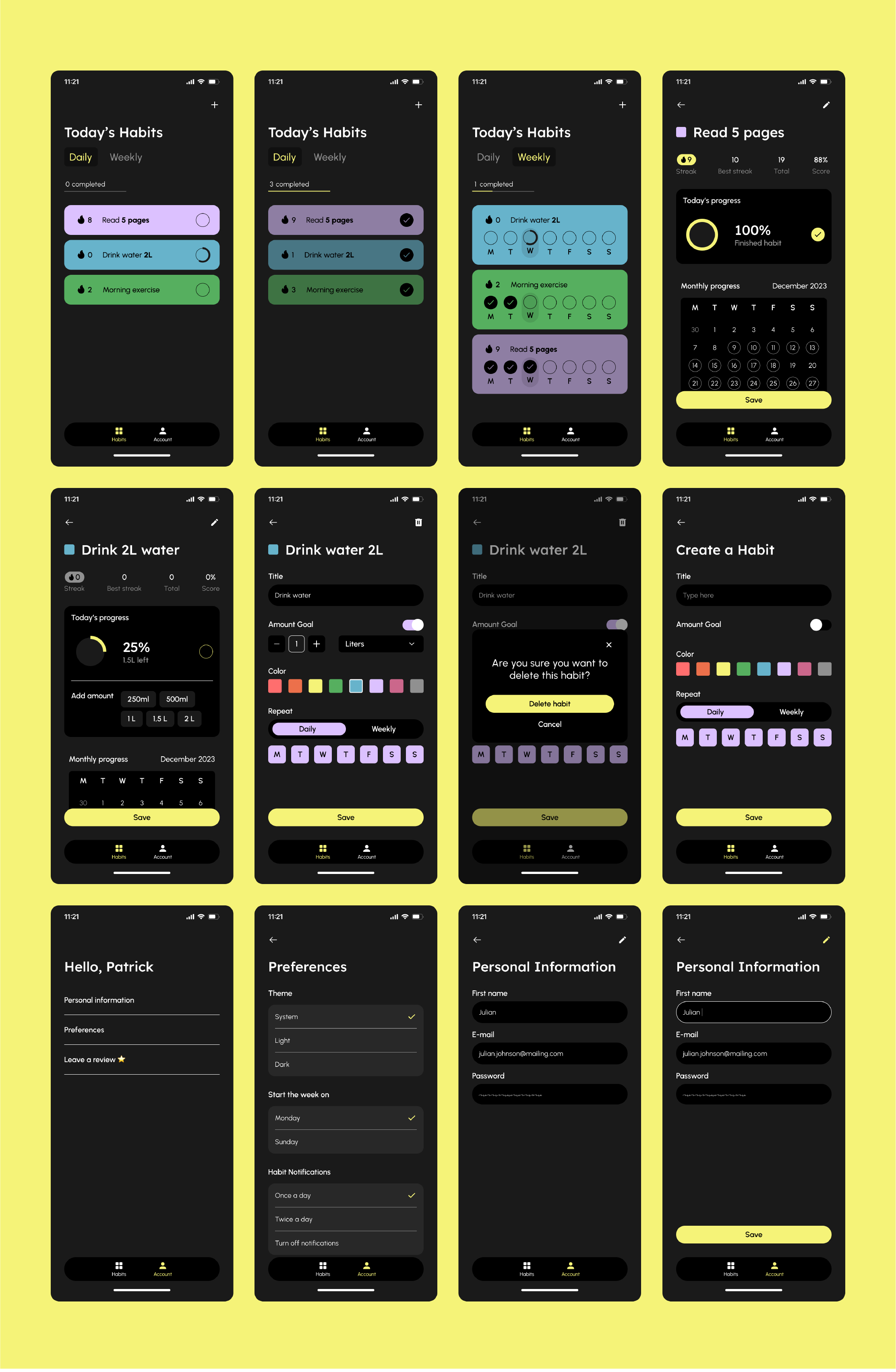 Main Screens 2