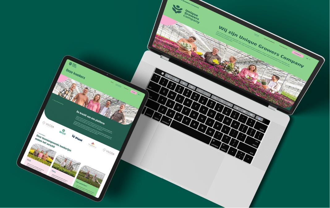Unique Growers Company Webdesign